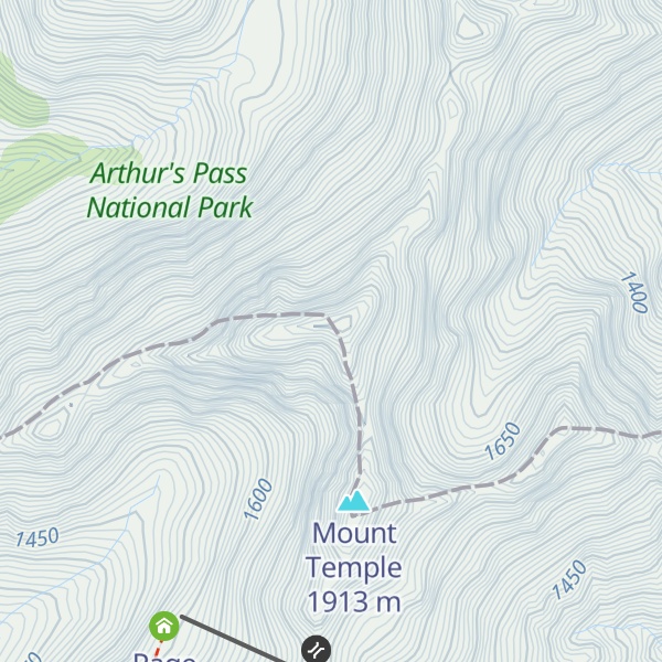 Map of Phipps Peak