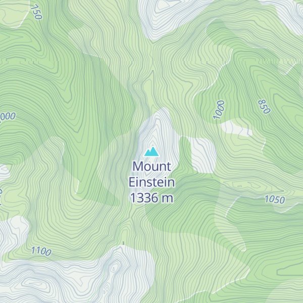 Map of Mount Einstein