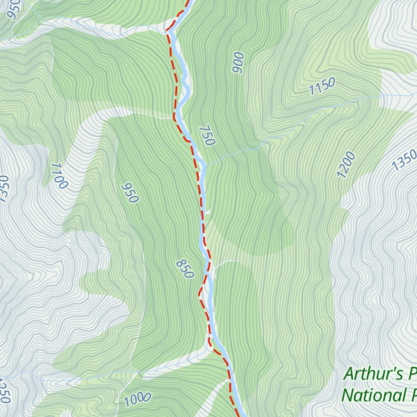 Map of Upper Deception Hut