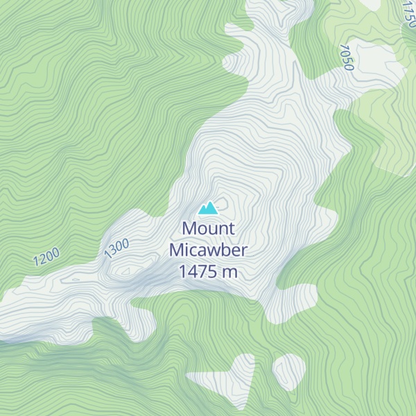 Map of Mount Micawber