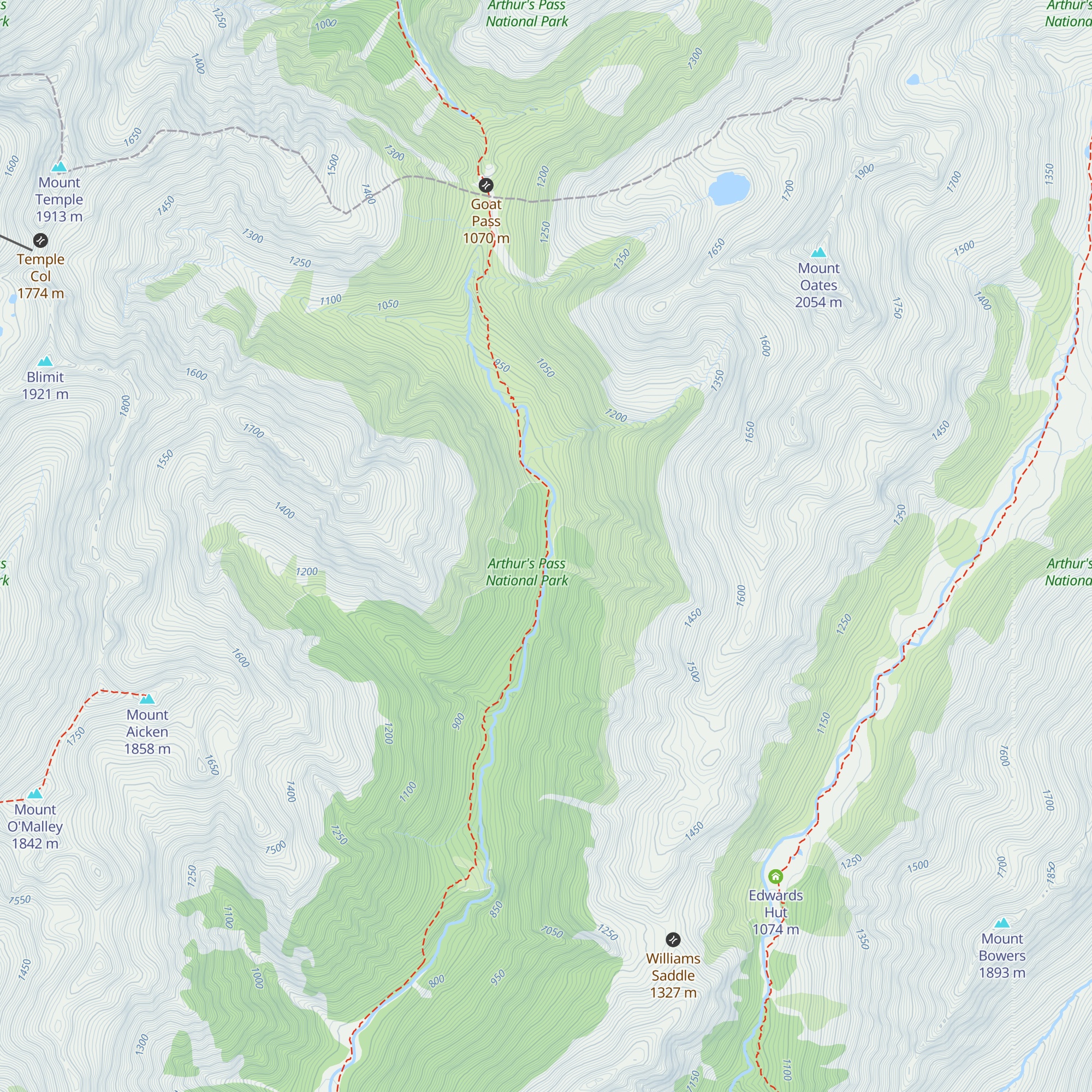 Mingha Bivouac map