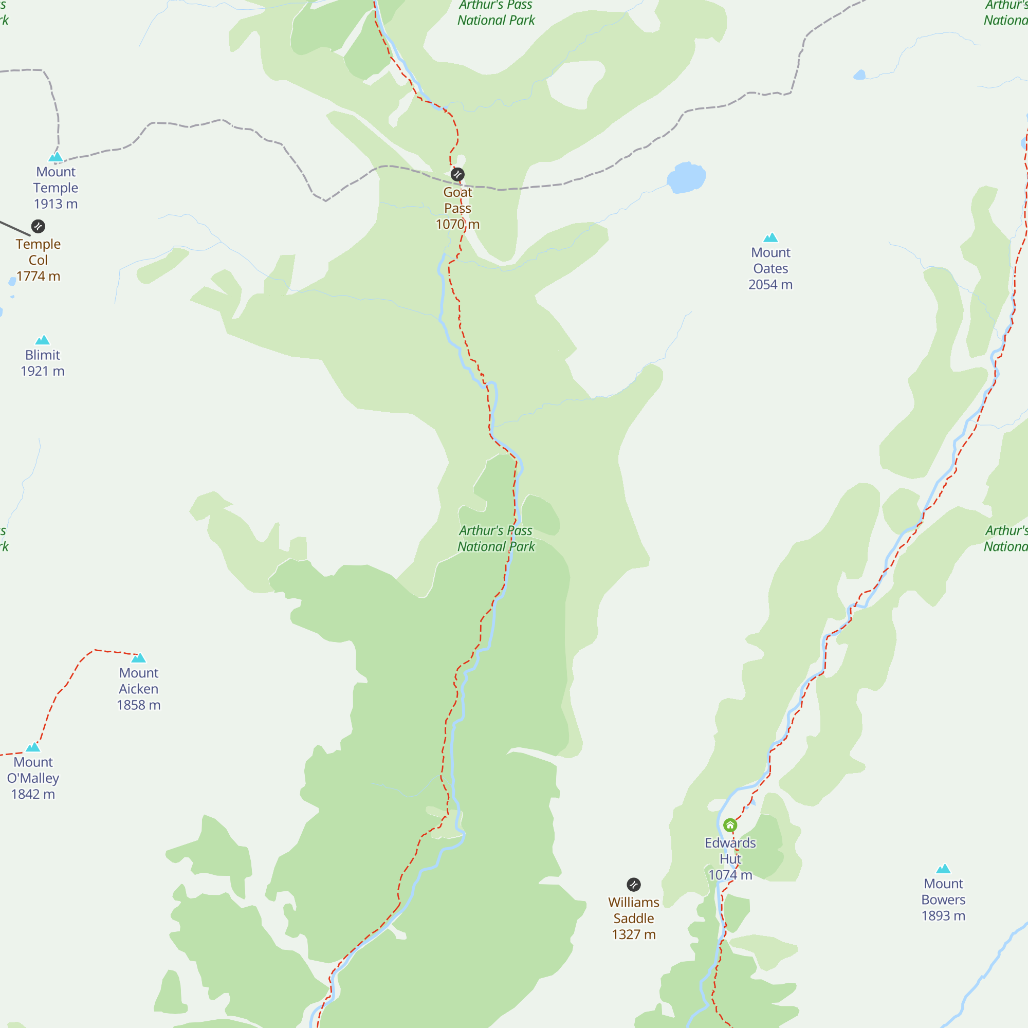 Mingha Bivouac map