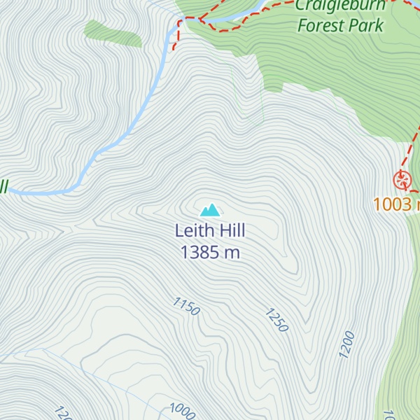 Map of Leith Hill