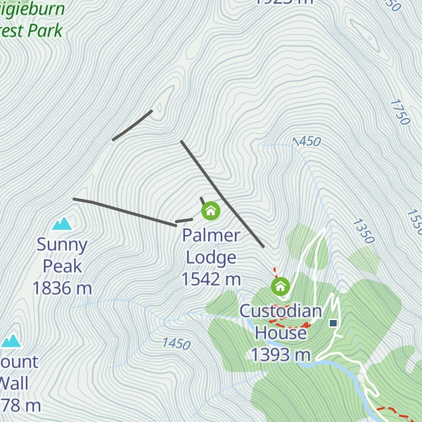 Map of Palmer Lodge