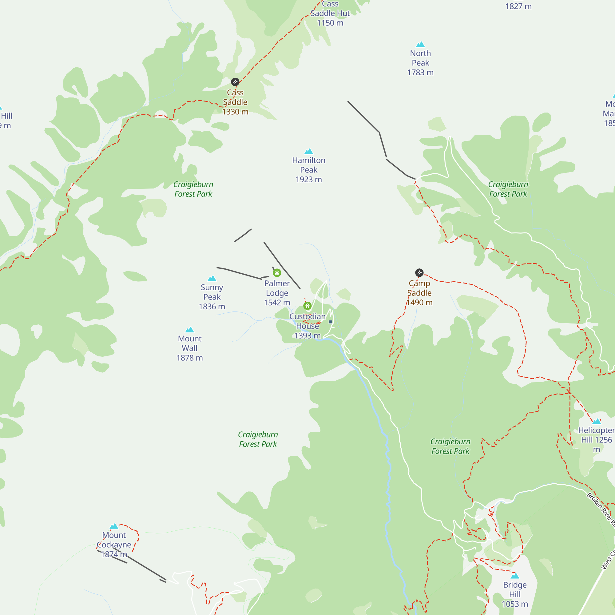 Broken River Lodge map