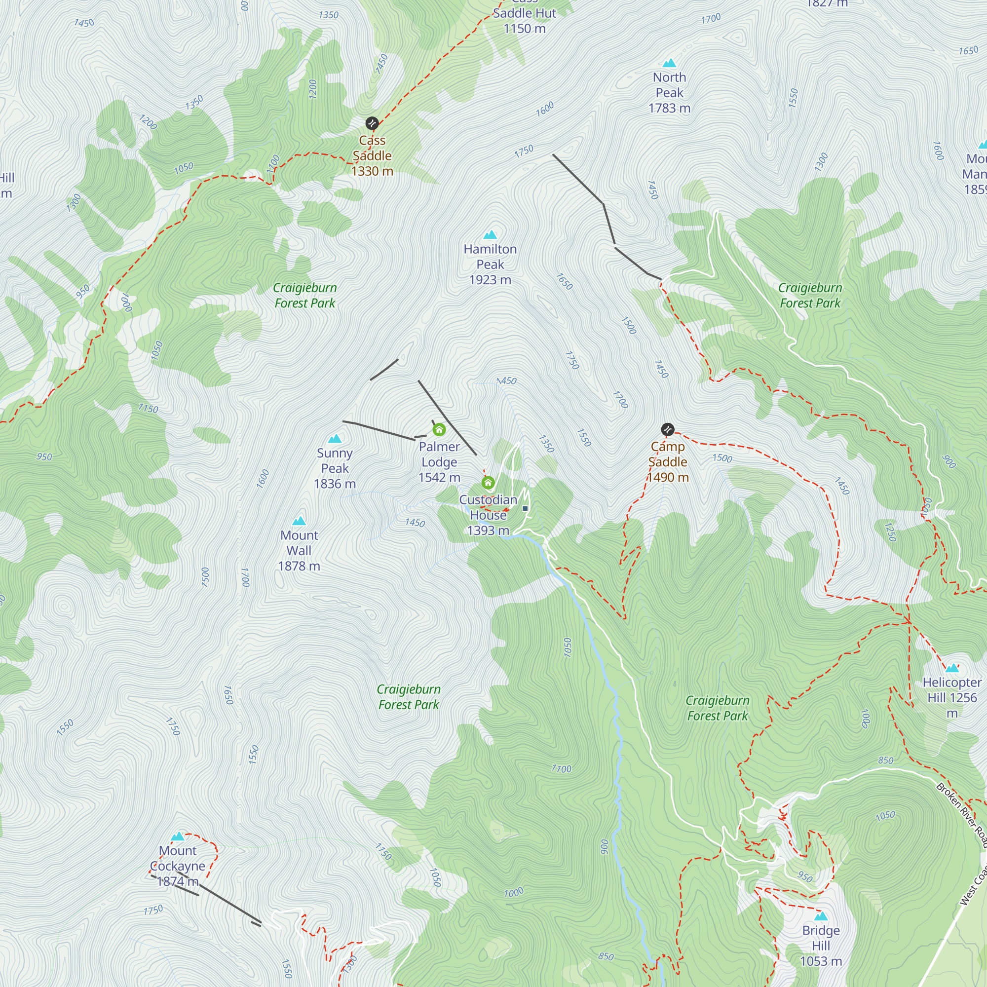 Lyndon Lodge map