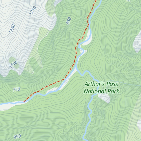 Map of Otehake Hut