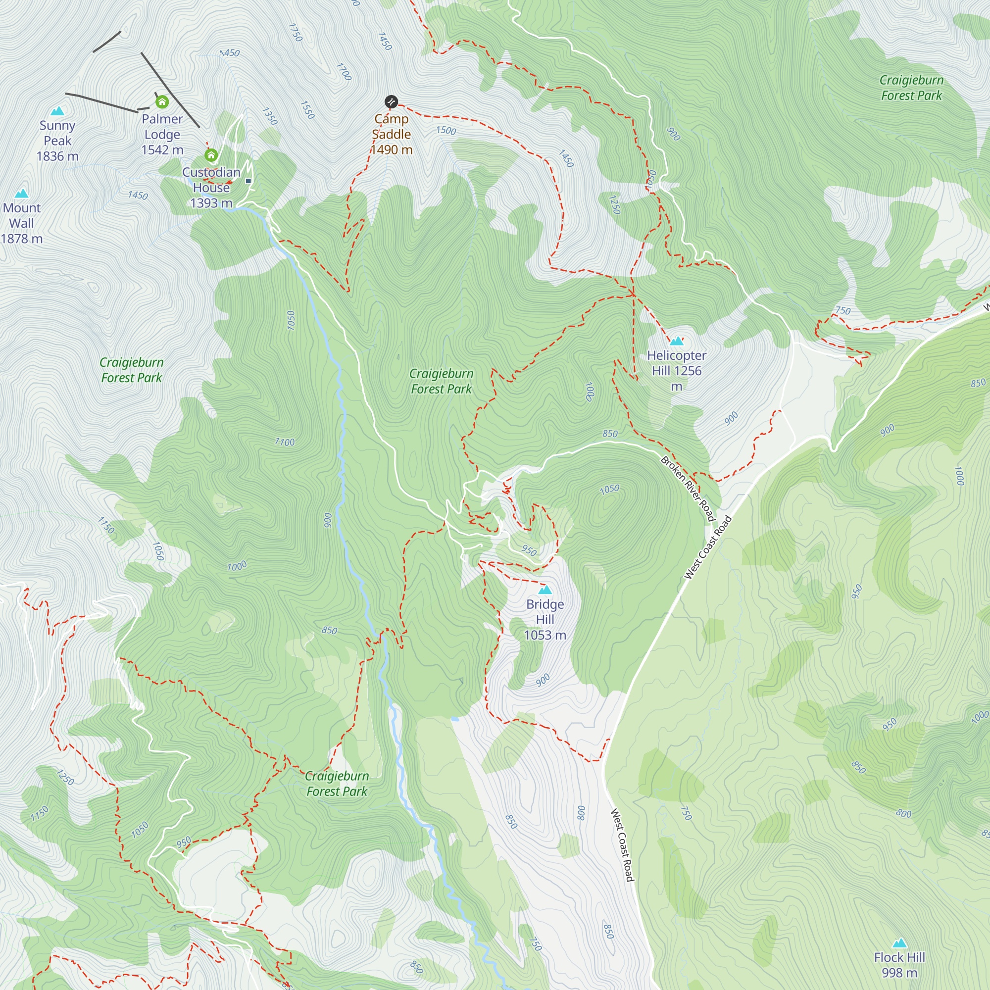 Holloway Lodge map