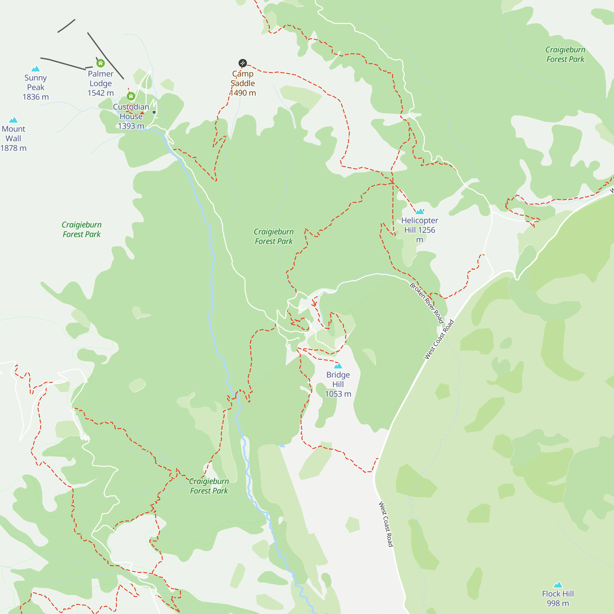 Holloway Lodge map