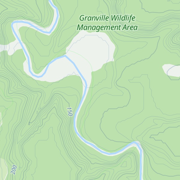 Map of Jim's Flat Hut