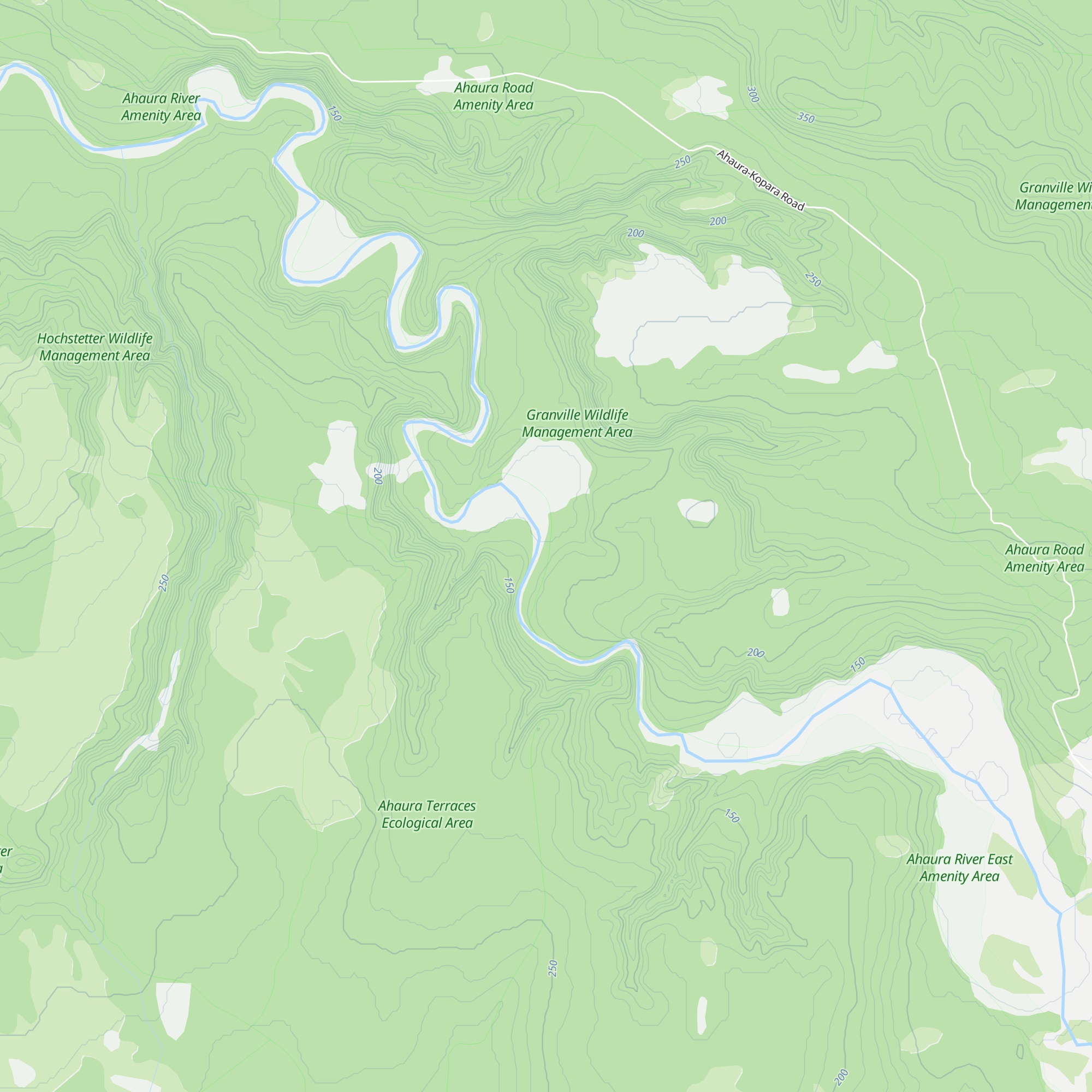 Jim's Flat Hut map