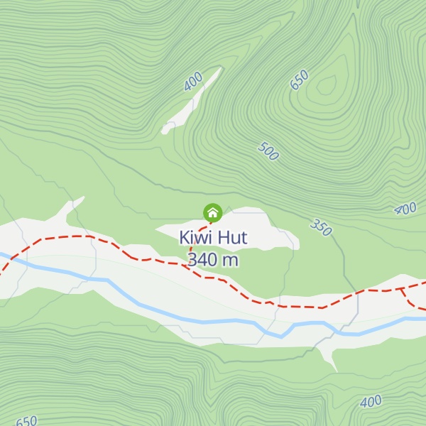 Map of Kiwi Hut