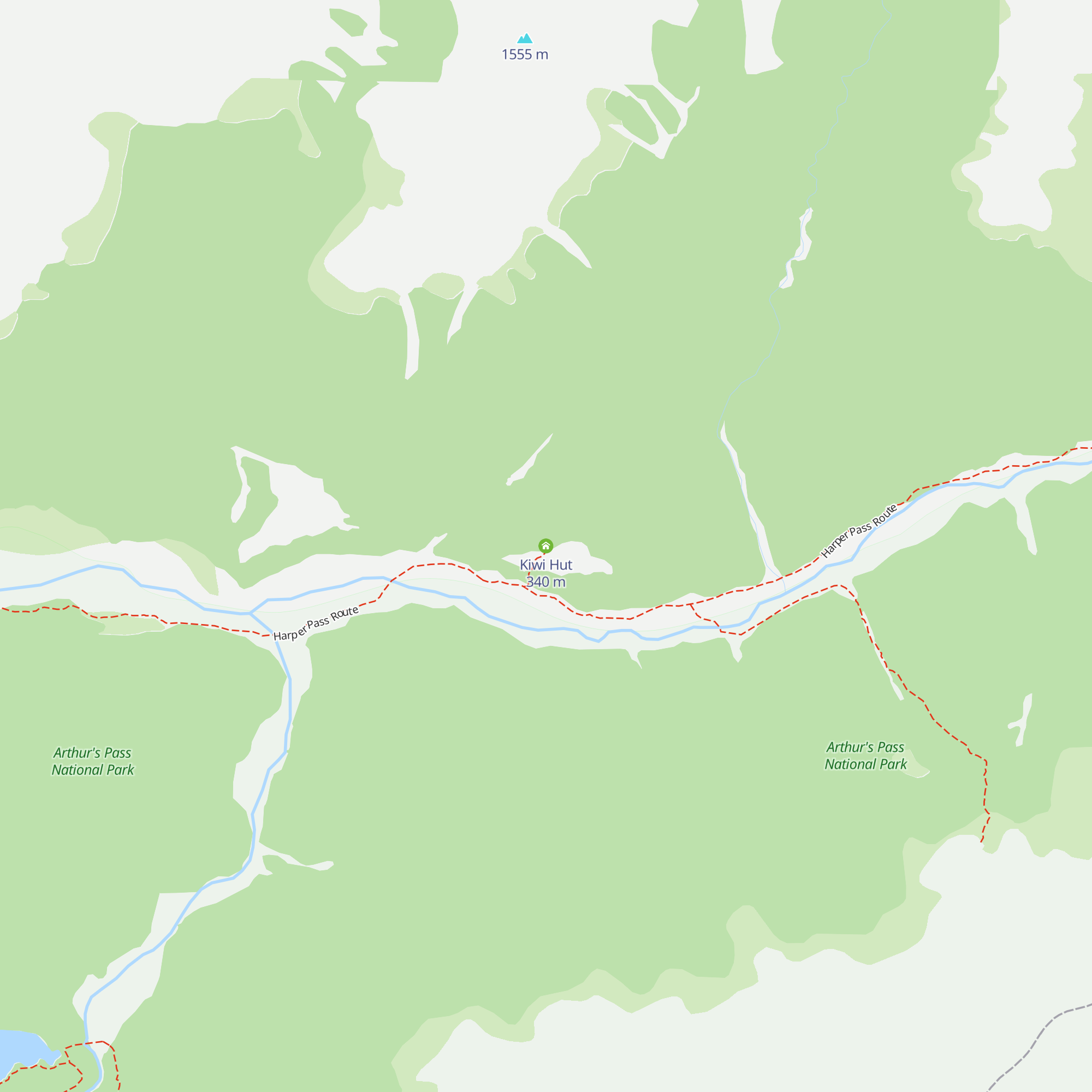 Kiwi Hut map