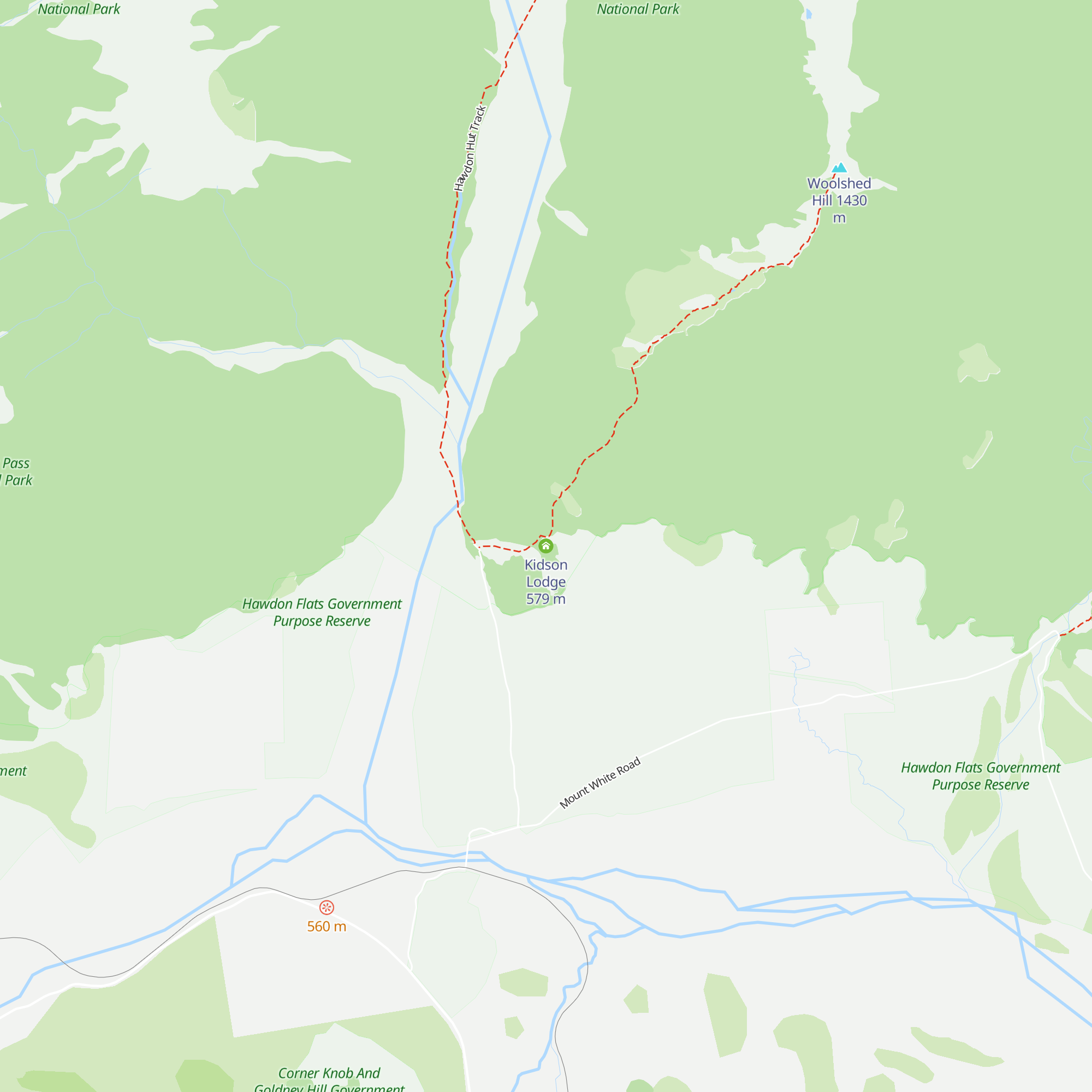 Kidson Lodge map