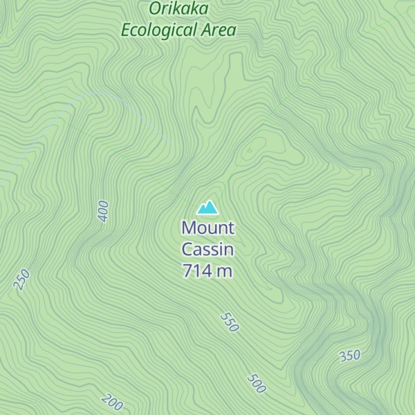 Map of Mount Cassin