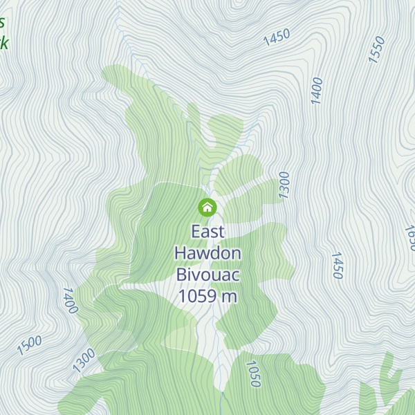 Map of East Hawdon Bivouac