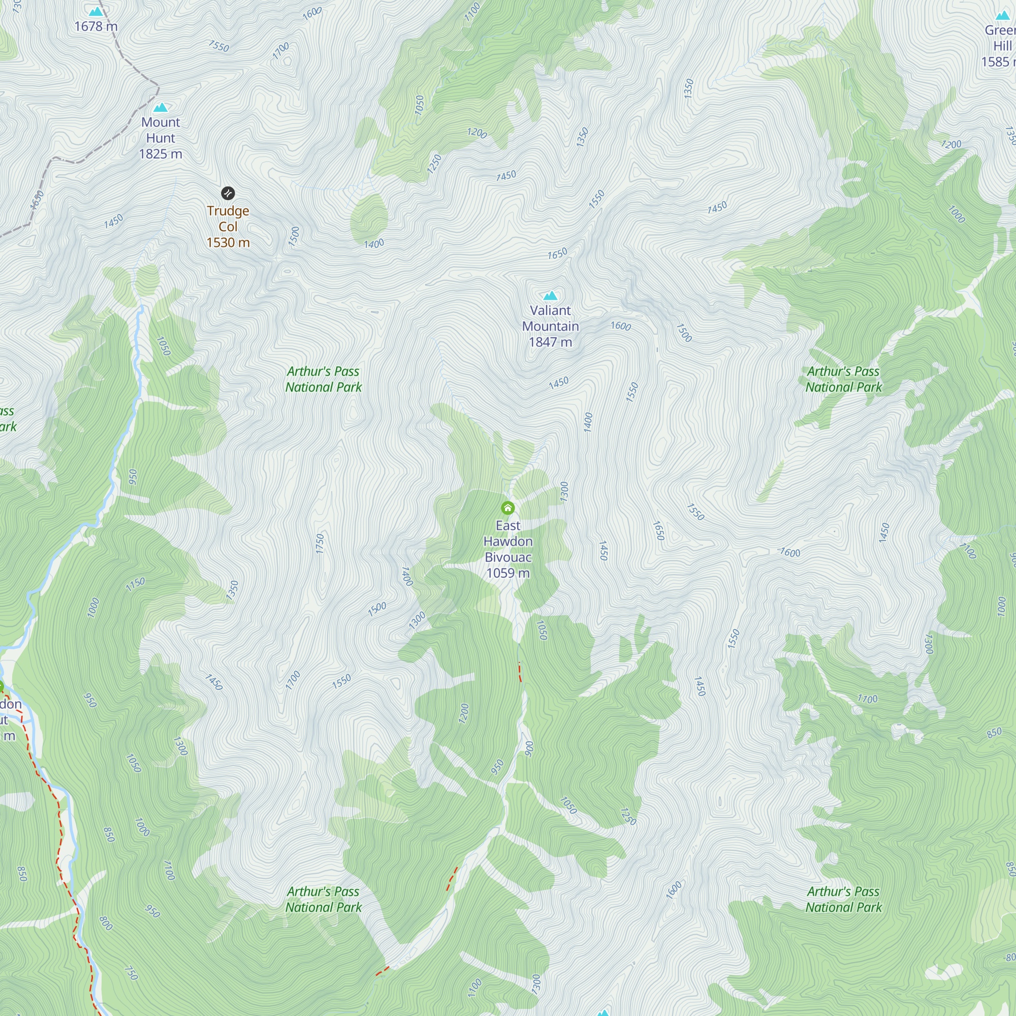 East Hawdon Bivouac map