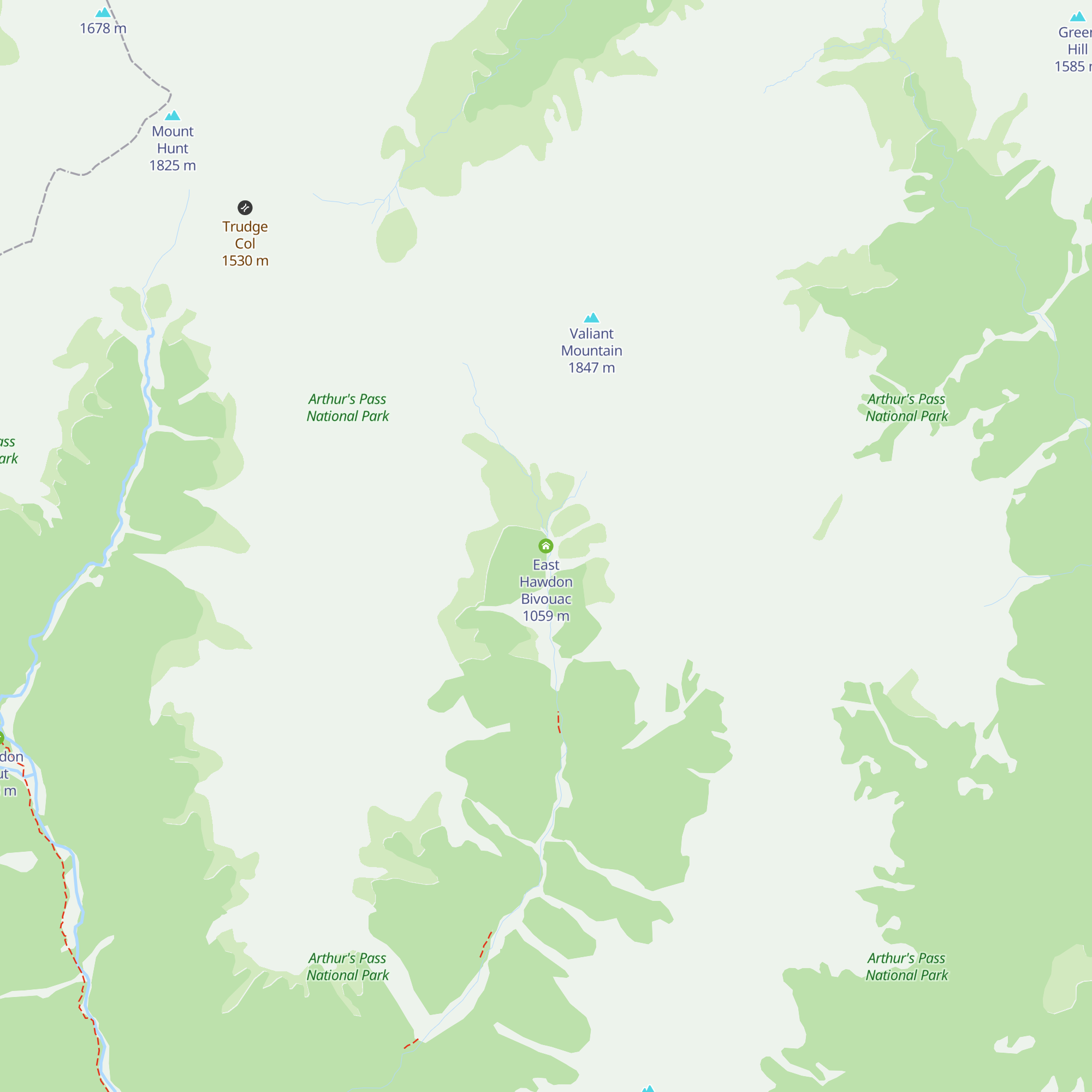 East Hawdon Bivouac map