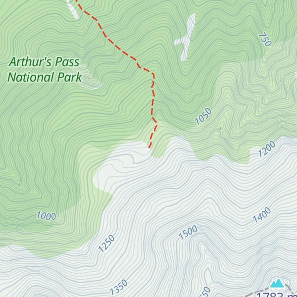 Map of Townsend Hut