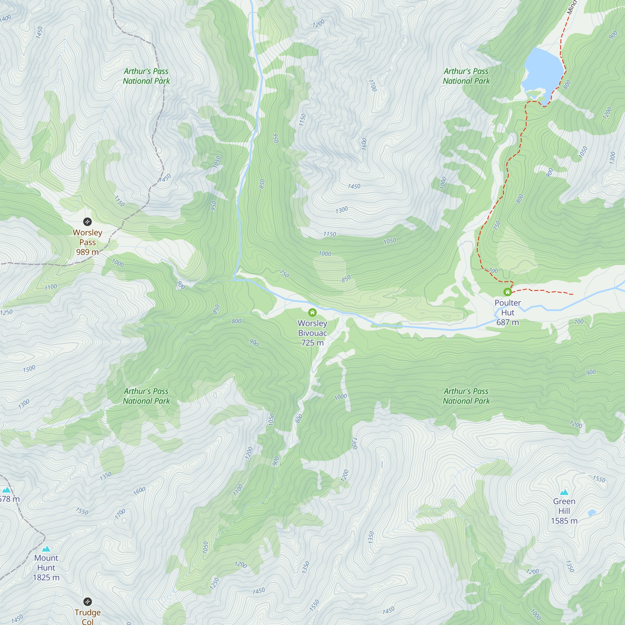 Worsley Bivouac map