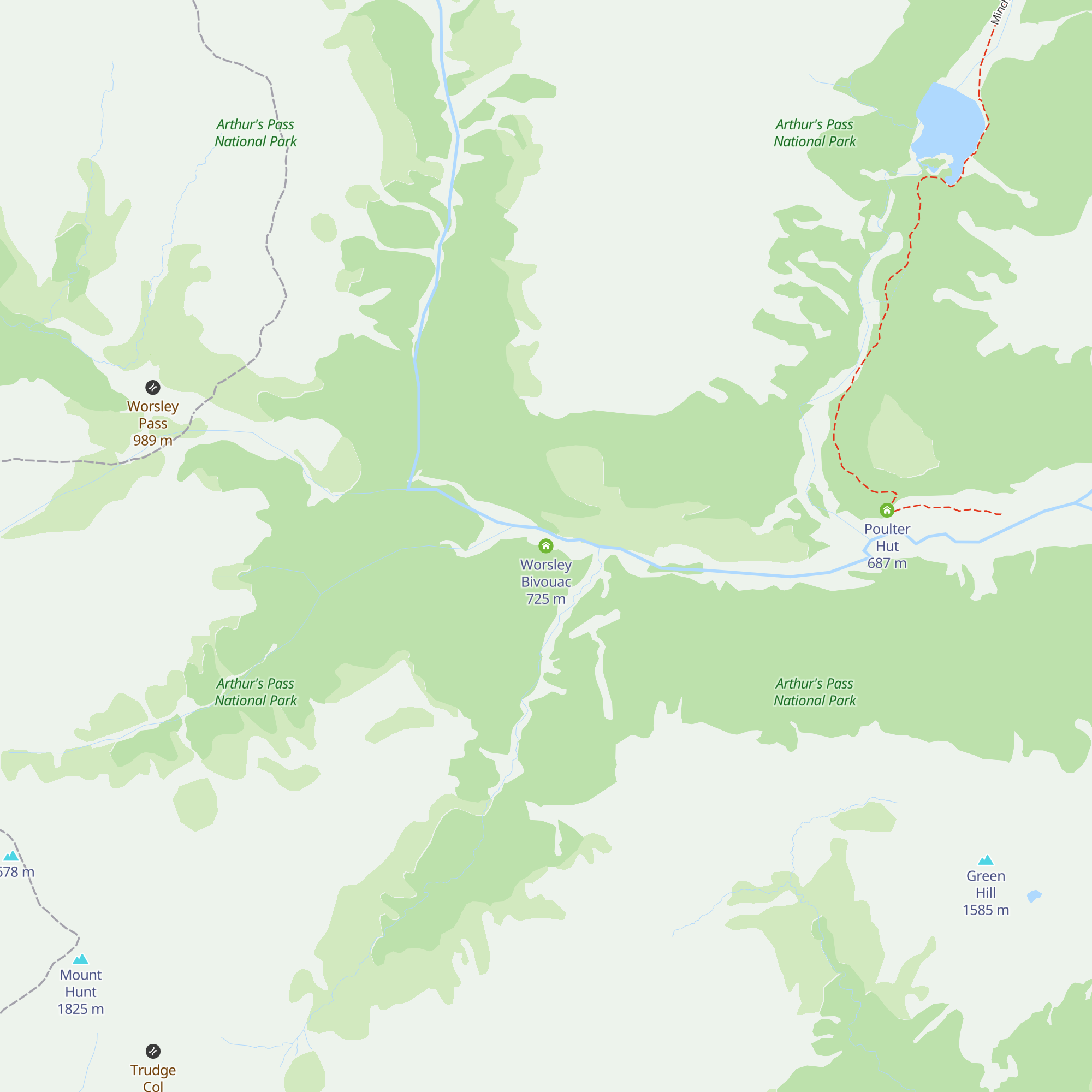 Worsley Bivouac map