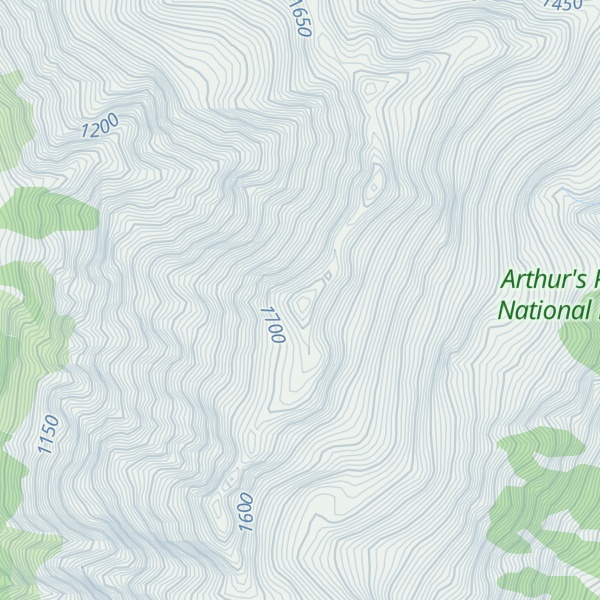 Map of Scarface Mountain