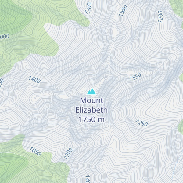 Map of Mount Elizabeth