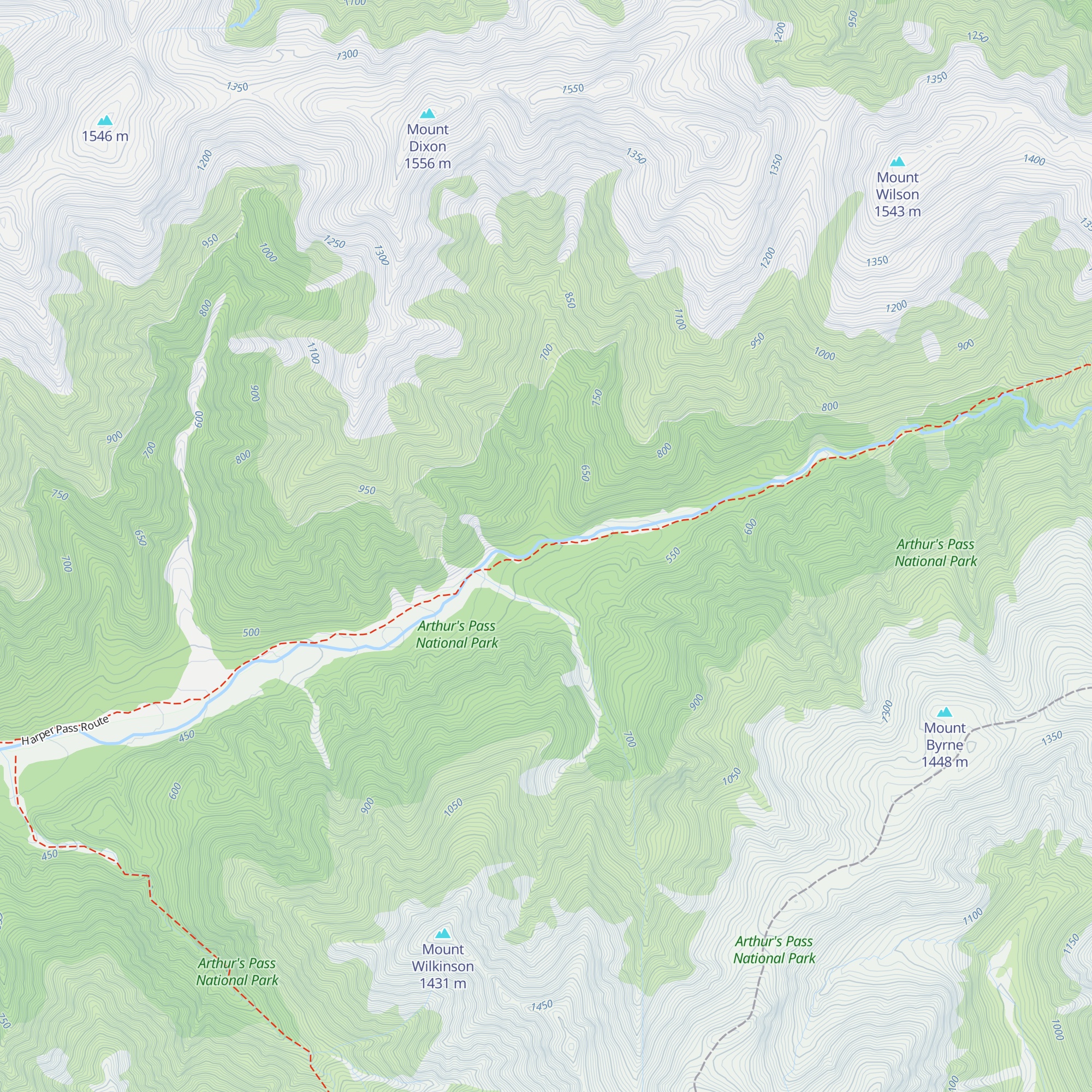 Locke Stream Hut map