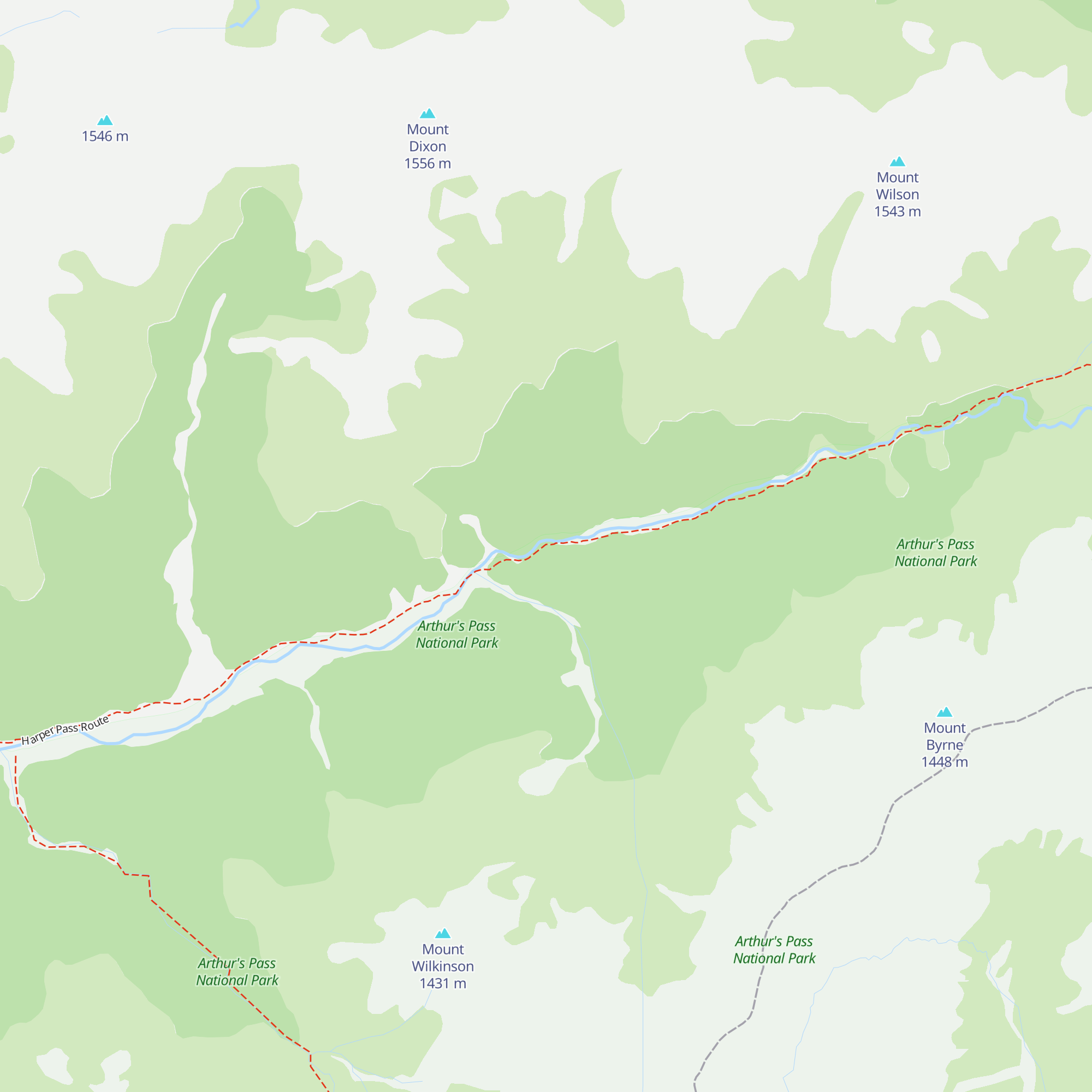 Locke Stream Hut map