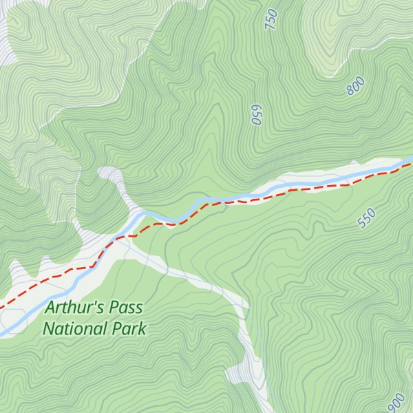 Map of Locke Stream Hut