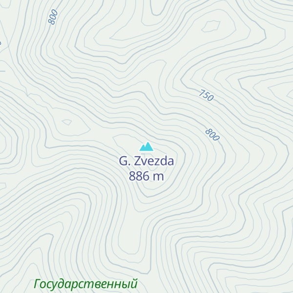 Map of G. Zvezda