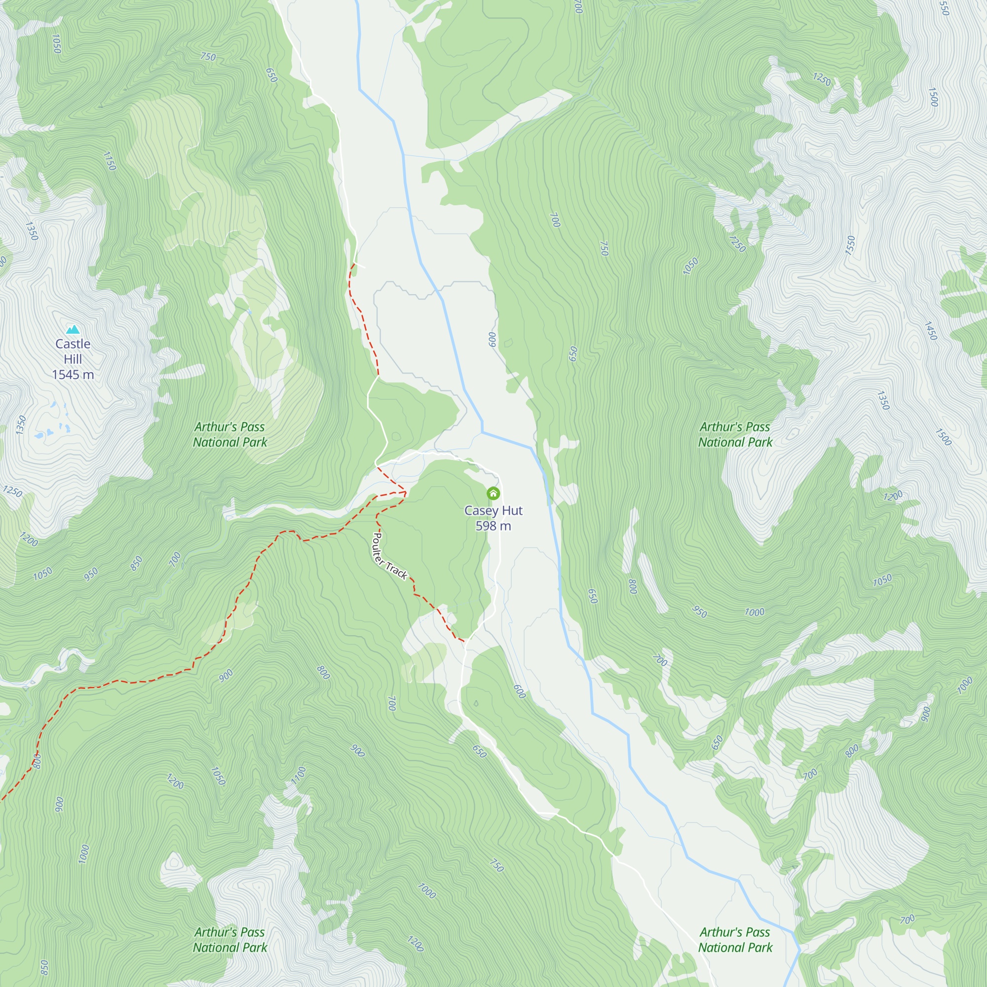 Casey Hut map