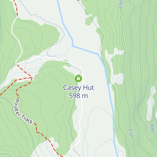 Map of Casey Hut