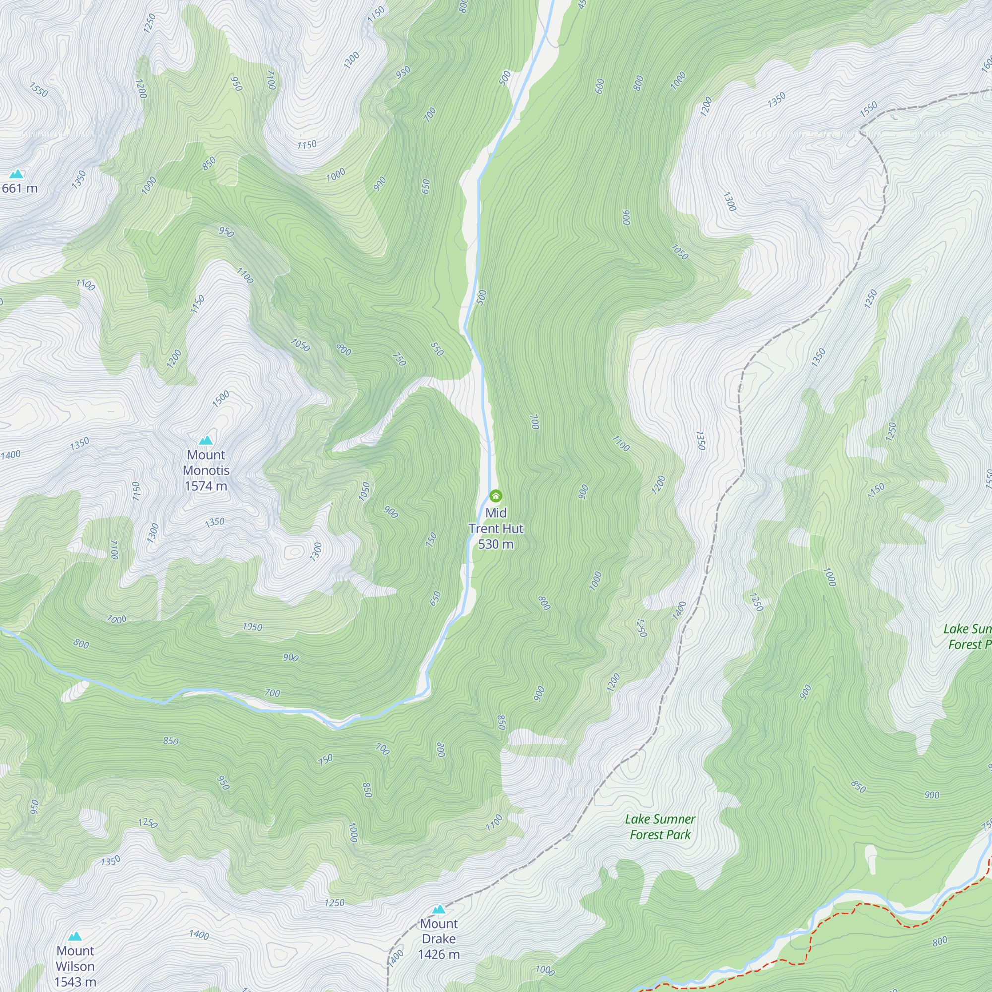 Mid Trent Hut map