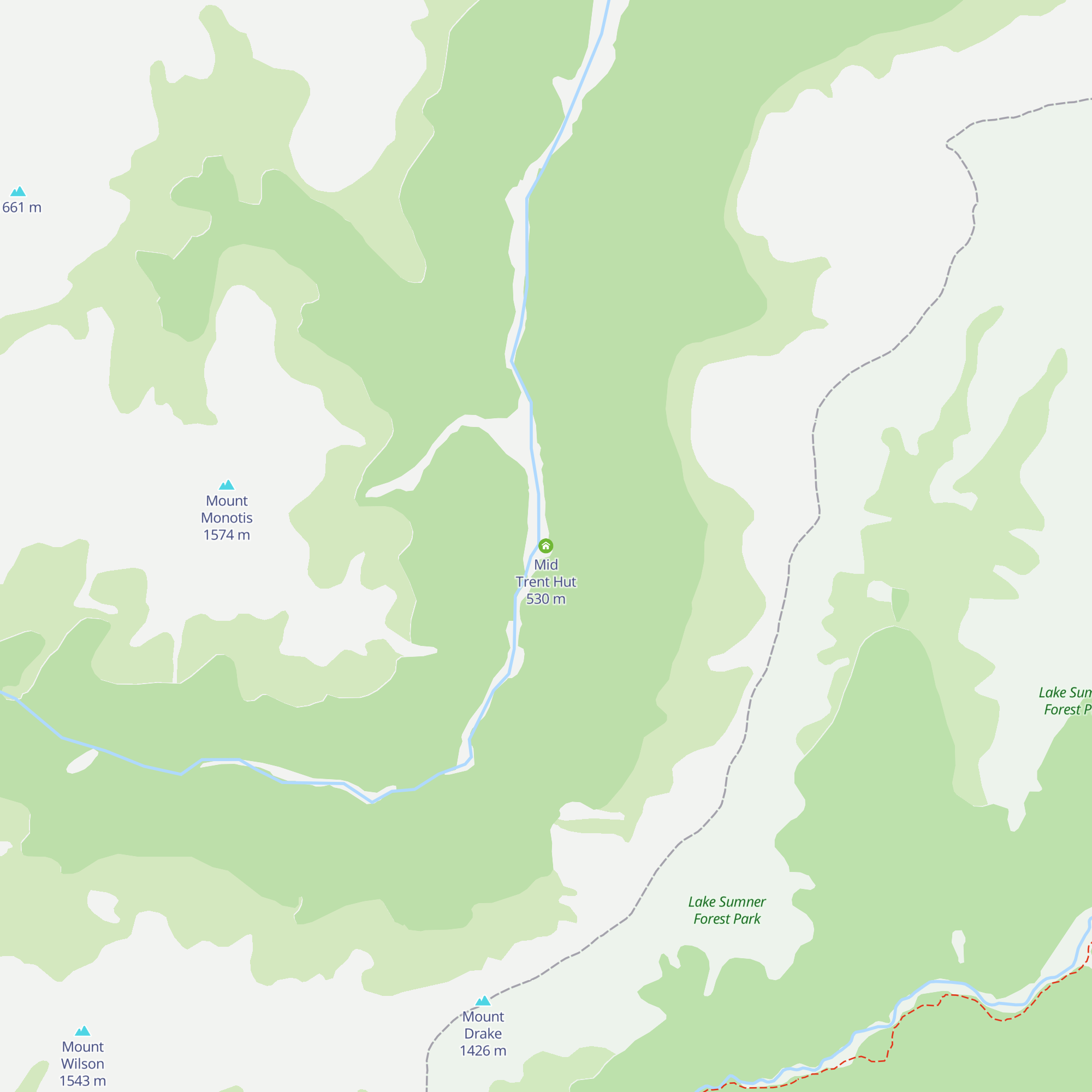 Mid Trent Hut map