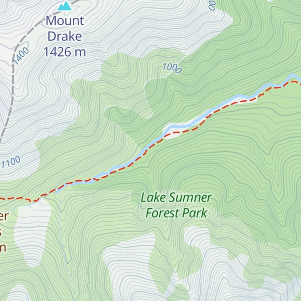 Map of Harper Pass Bivvy