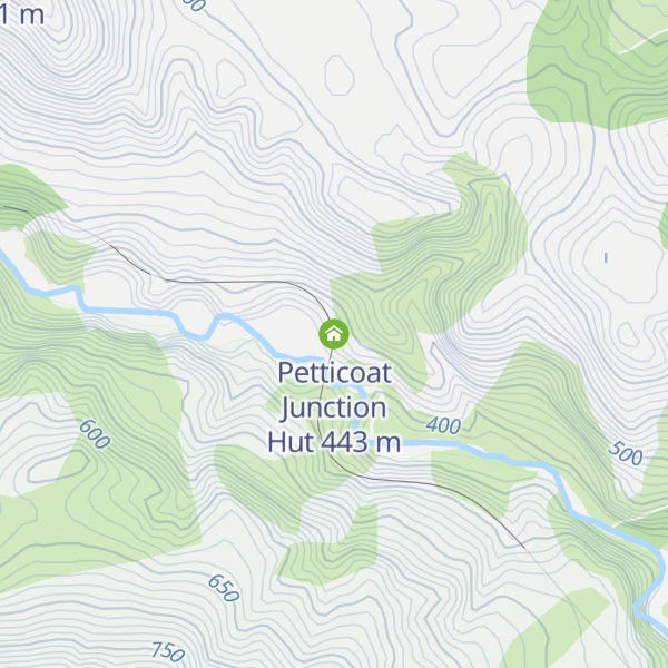 Map of Petticoat Junction Hut