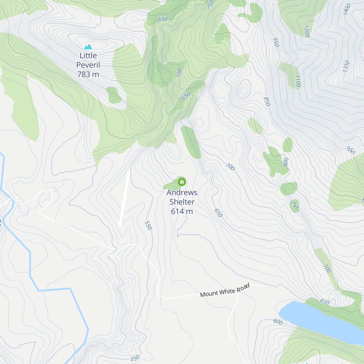 Andrews Shelter map