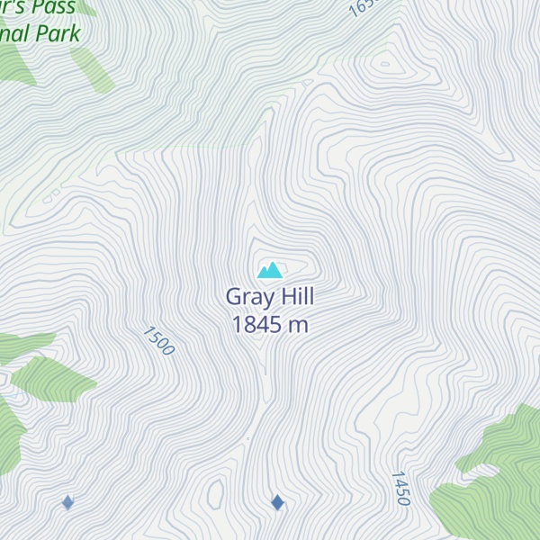 Map of Gray Hill