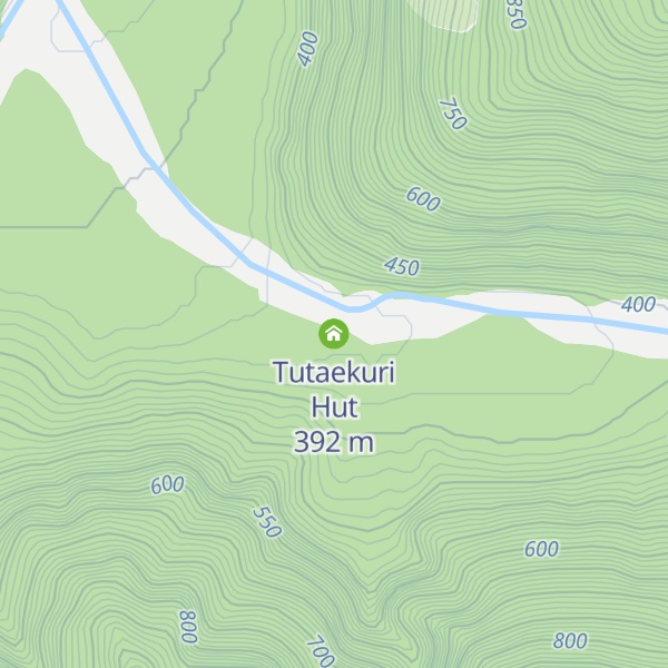 Map of Tutaekuri Hut