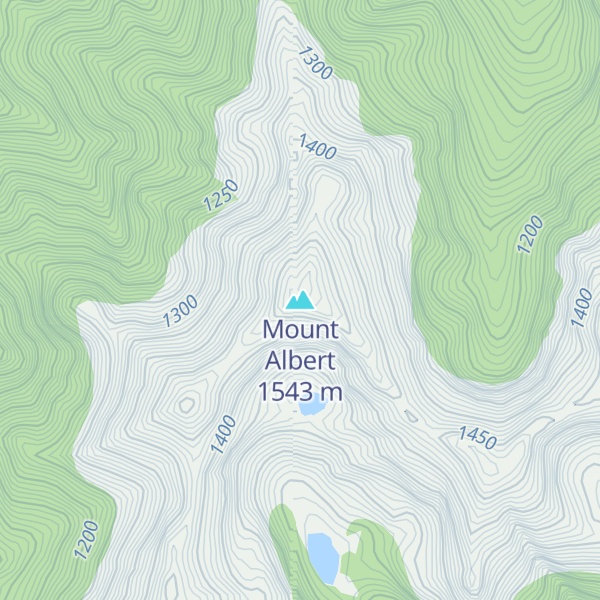 Map of Mount Albert