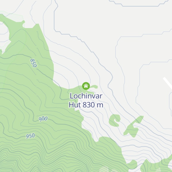 Map of Lochinvar Hut