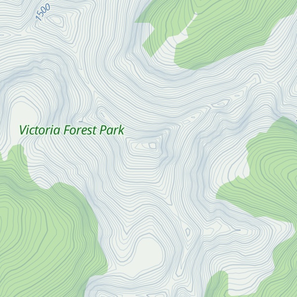 Map of Mount Puttick