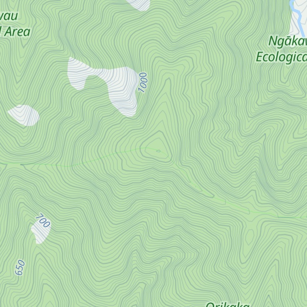 Map of Mount Vaughan