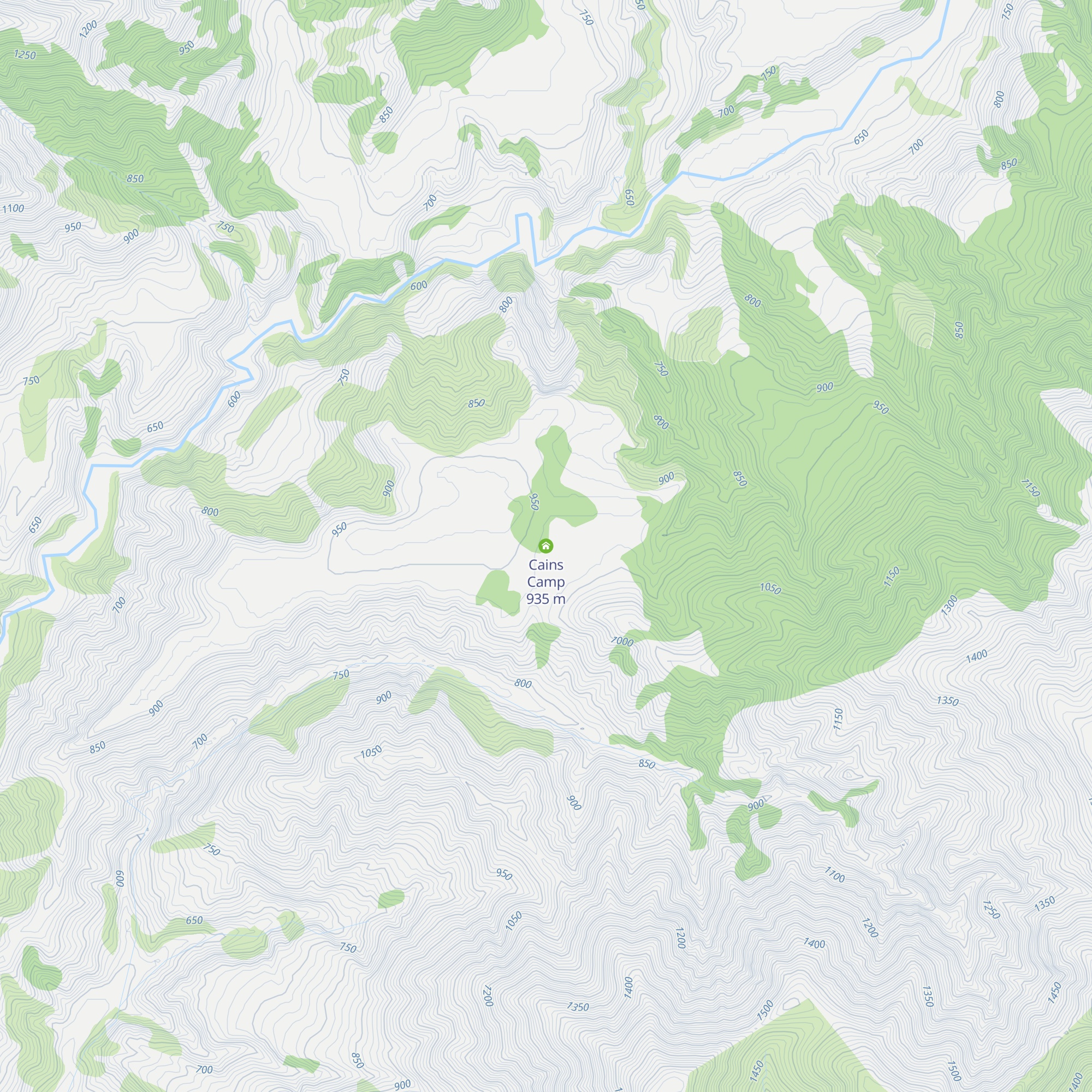 Cains Camp map