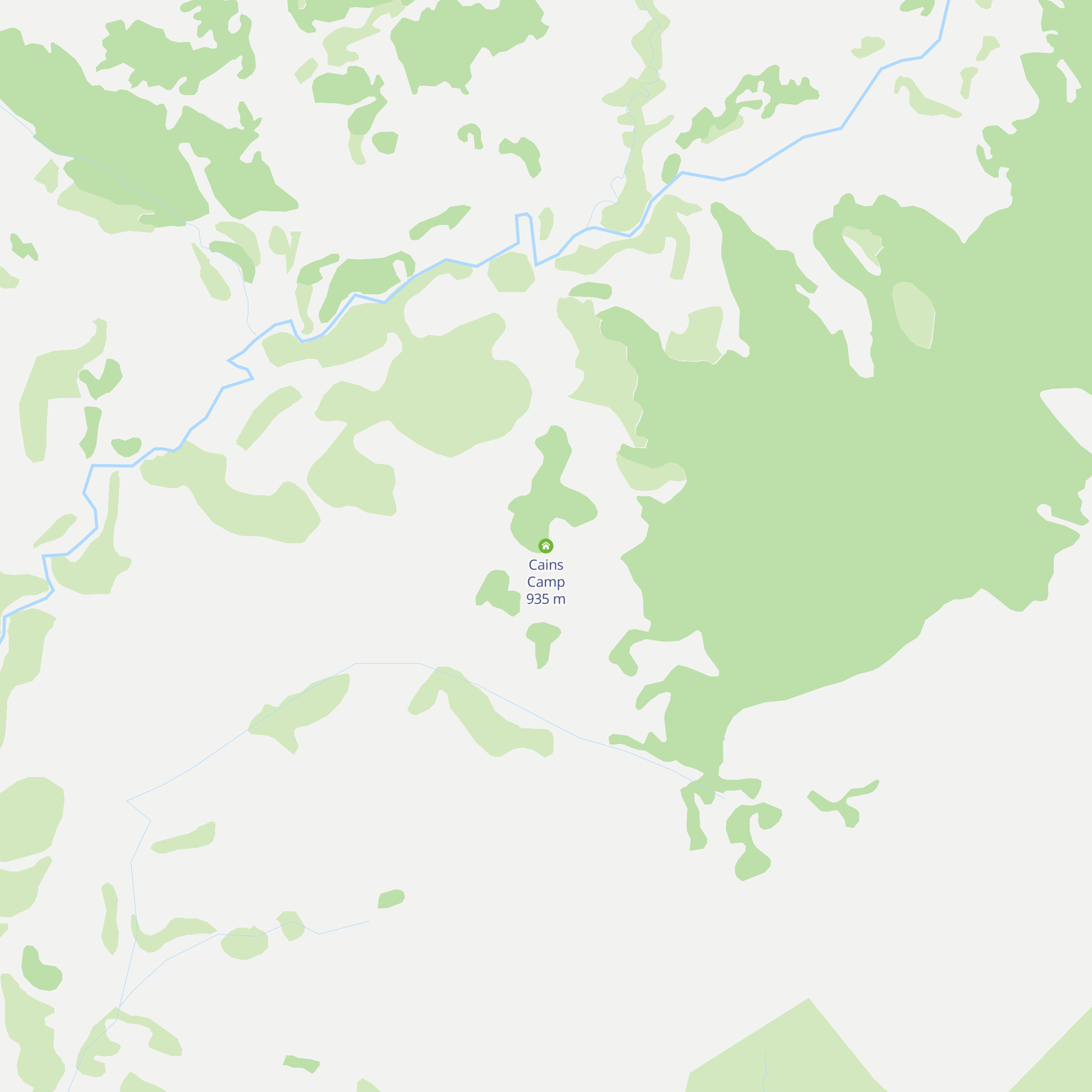 Cains Camp map