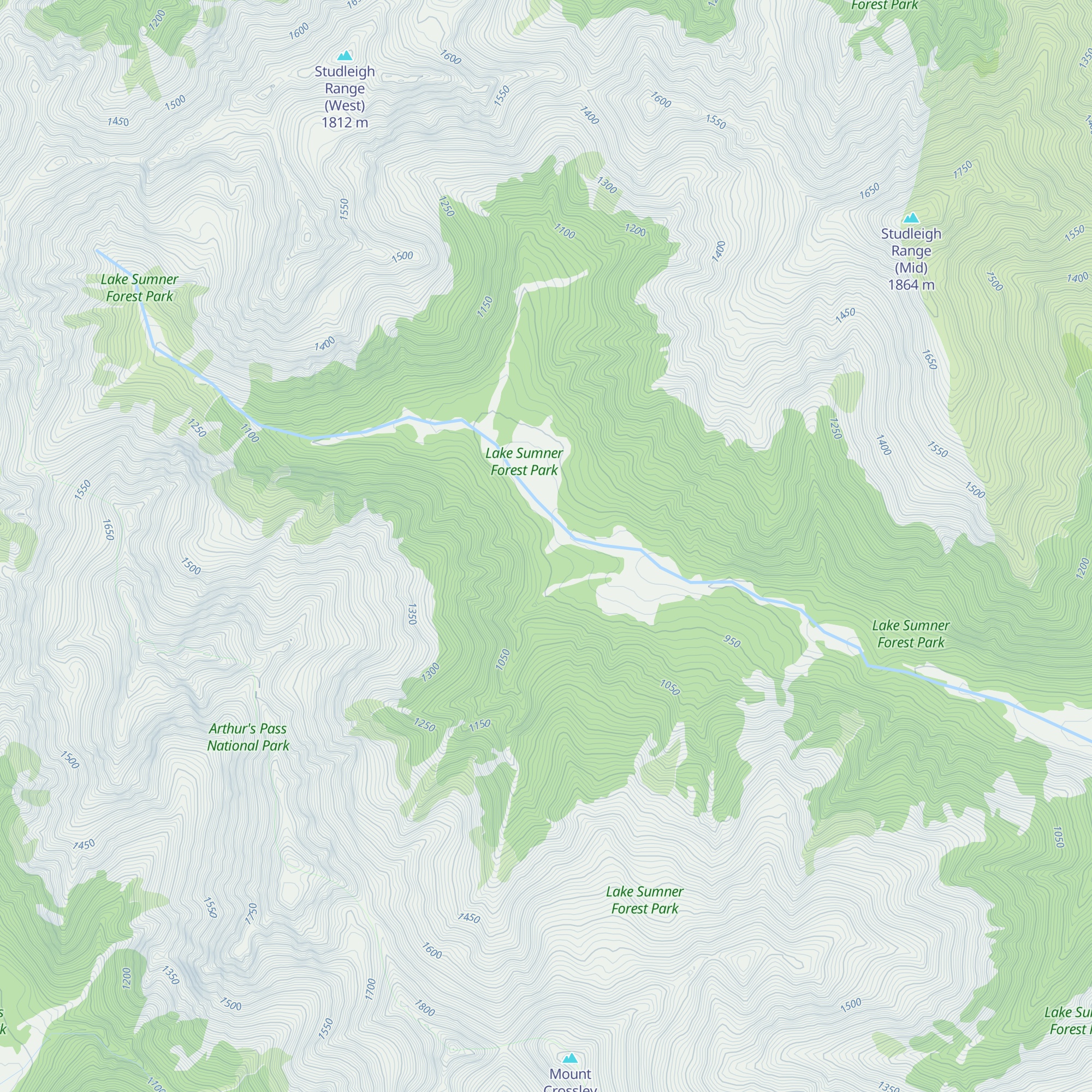 North Esk Hut (Dilapidated) map