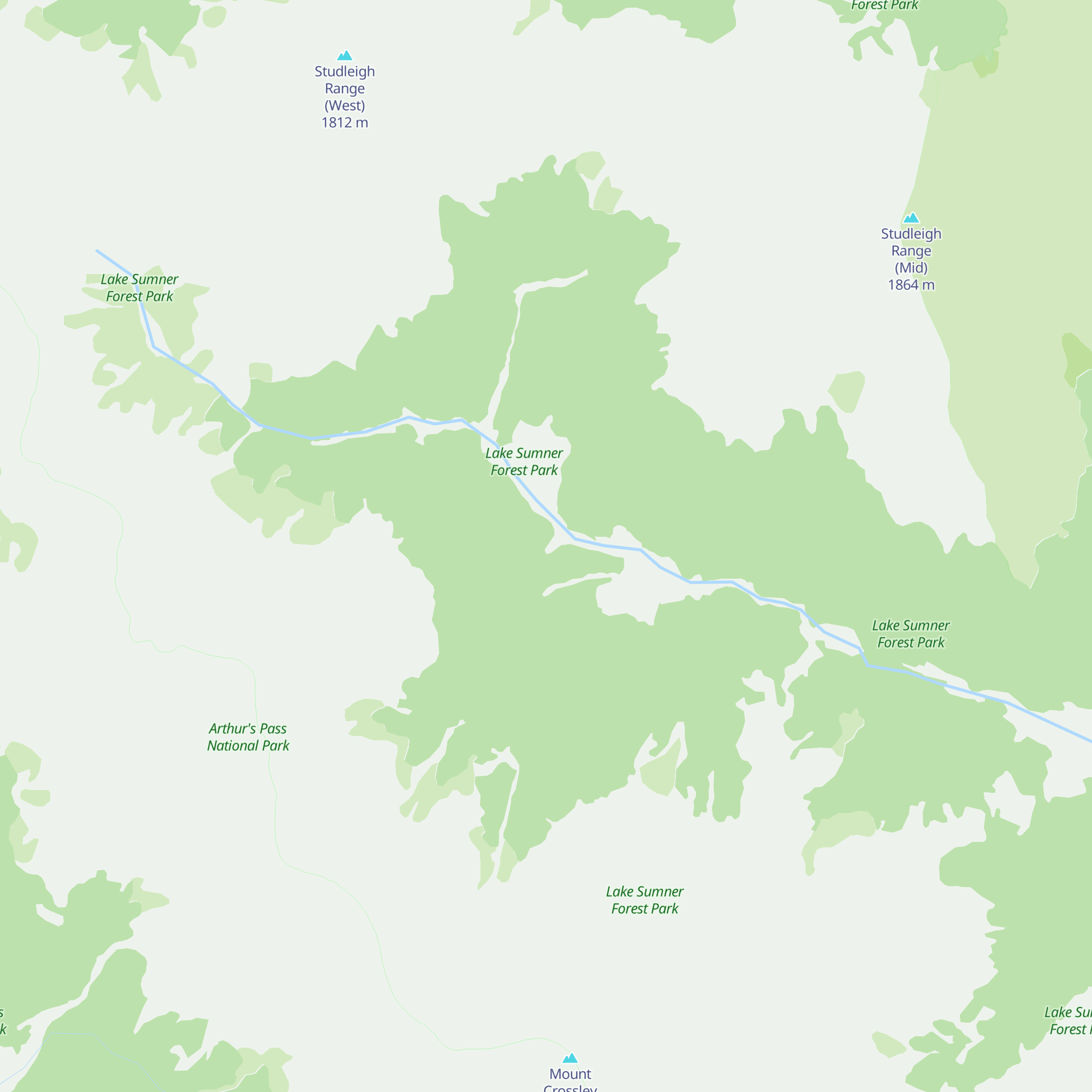 North Esk Hut (Dilapidated) map