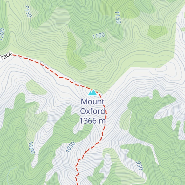 Map of Mount Oxford