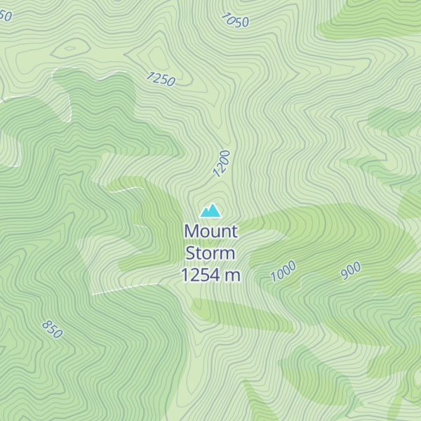 Map of Mount Storm